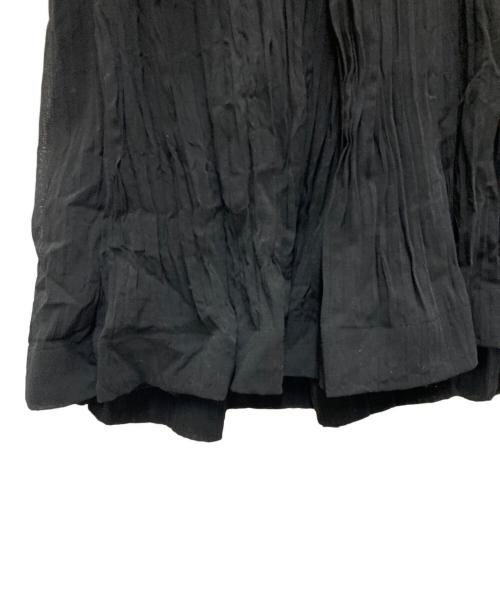 JUNYA WATANABE COMME des GARCONS（(ジュンヤワタナベ コムデギャルソン）JUNYA WATANABE COMME des GARCONS ((ジュンヤワタナベ コムデギャルソン) プリーツコート ブラック サイズ:Sの古着・服飾アイテム