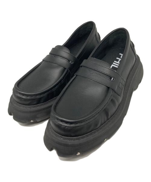 PHILEO（フィレオ）PHILEO (フィレオ) MOCASSIN LEATHER ブラック サイズ:39の古着・服飾アイテム