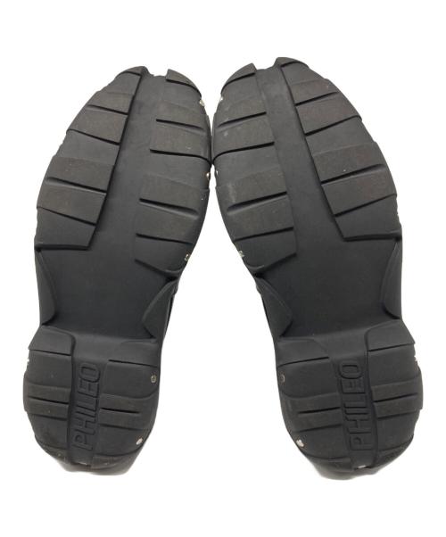 PHILEO（フィレオ）PHILEO (フィレオ) MOCASSIN LEATHER ブラック サイズ:39の古着・服飾アイテム