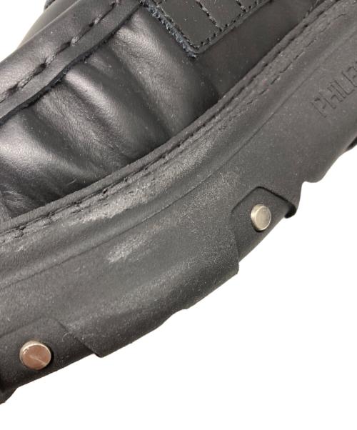 PHILEO（フィレオ）PHILEO (フィレオ) MOCASSIN LEATHER ブラック サイズ:39の古着・服飾アイテム
