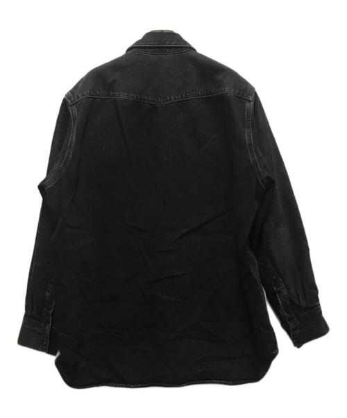 Acne studios（アクネ ストゥディオス）Acne studios (アクネ ストゥディオス) Denim Button Up Shirt Black ブラック サイズ:Sの古着・服飾アイテム
