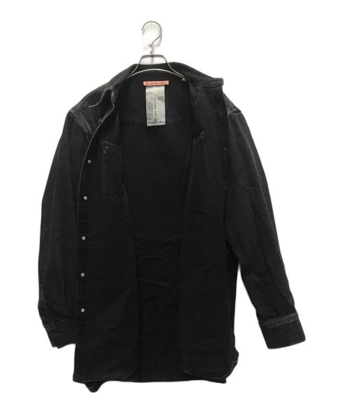 Acne studios（アクネ ストゥディオス）Acne studios (アクネ ストゥディオス) Denim Button Up Shirt Black ブラック サイズ:Sの古着・服飾アイテム