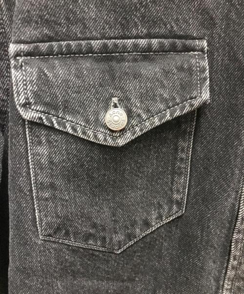 Acne studios（アクネ ストゥディオス）Acne studios (アクネ ストゥディオス) Denim Button Up Shirt Black ブラック サイズ:Sの古着・服飾アイテム