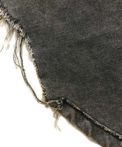 VAQUERA（ヴァケラ）VAQUERA (ヴァケラ) デニムアシンメトリースカート ブラック サイズ:27の古着・服飾アイテム