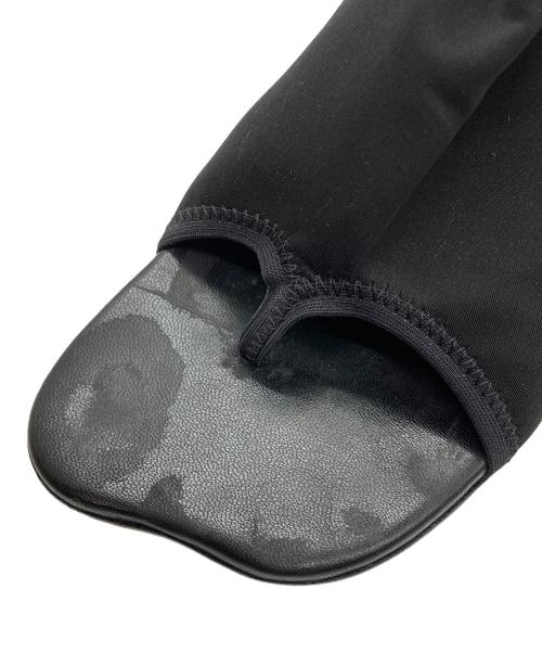 MM6 Maison Margiela（エムエムシックスメゾンマルジェラ）MM6 Maison Margiela (エムエムシックスメゾンマルジェラ) ソックスヒールサンダル ブラック サイズ:39の古着・服飾アイテム