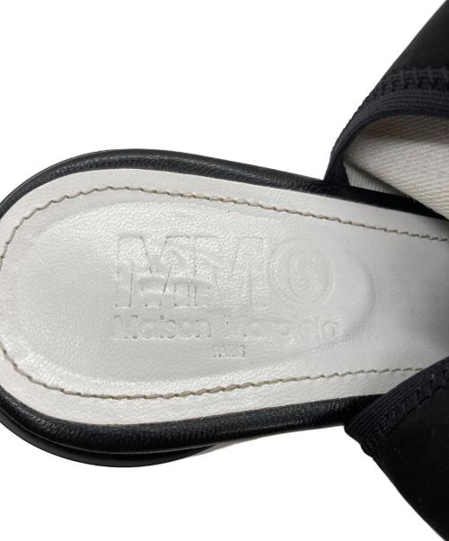 MM6 Maison Margiela（エムエムシックスメゾンマルジェラ）MM6 Maison Margiela (エムエムシックスメゾンマルジェラ) ソックスヒールサンダル ブラック サイズ:39の古着・服飾アイテム