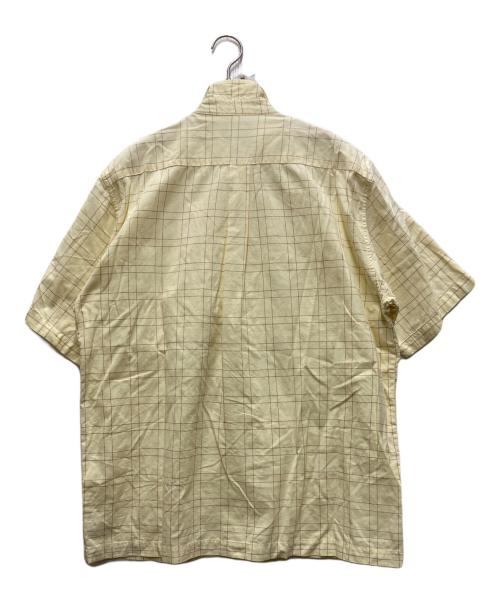 stussy（ステューシー）stussy (ステューシー) 90's チェックS/Sシャツ イエロー サイズ:Ｌの古着・服飾アイテム