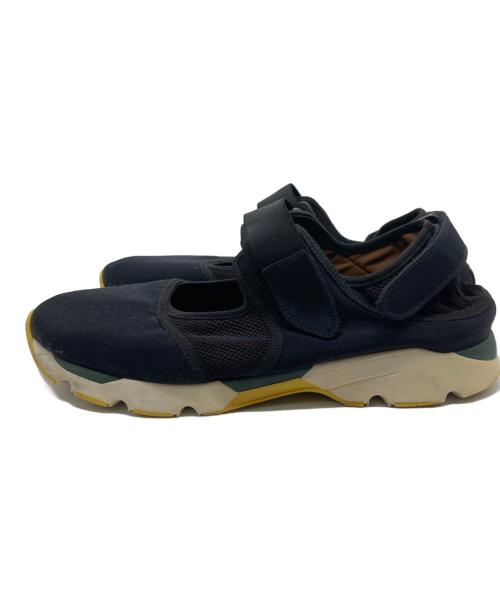 MARNI（マルニ）MARNI (マルニ) ネオプレンベルクロスストラップスニーカー ネイビー サイズ:サイズ不明（43相当）の古着・服飾アイテム