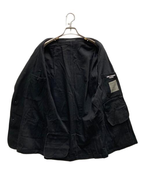Yohji Yamamoto pour homme（ヨウジヤマモト プールオム）Yohji Yamamoto pour homme (ヨウジヤマモト プールオム) コットン2Bジャケット ブラック サイズ:2の古着・服飾アイテム