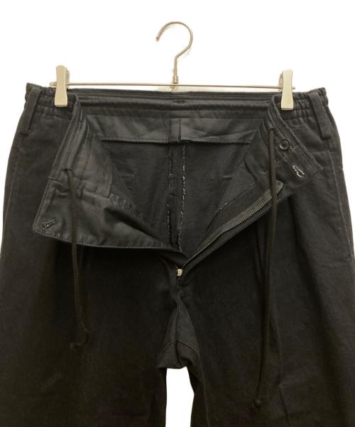 Yohji Yamamoto pour homme（ヨウジヤマモト プールオム）Yohji Yamamoto pour homme (ヨウジヤマモト プールオム) 2タックイージーデニムパンツ ブラック サイズ:2の古着・服飾アイテム
