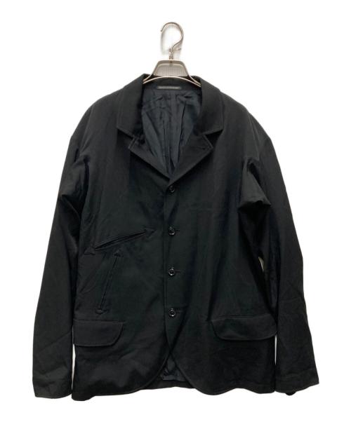 Yohji Yamamoto pour homme（ヨウジヤマモト プールオム）Yohji Yamamoto pour homme (ヨウジヤマモト プールオム) ウールギャバ4Bジャケット ブラック サイズ:2の古着・服飾アイテム
