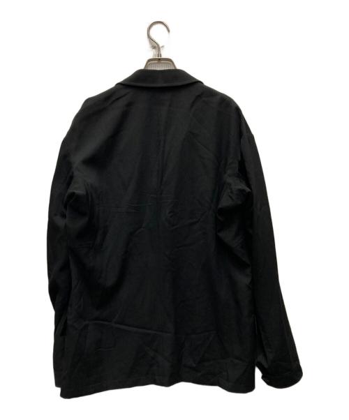 Yohji Yamamoto pour homme（ヨウジヤマモト プールオム）Yohji Yamamoto pour homme (ヨウジヤマモト プールオム) ウールギャバ4Bジャケット ブラック サイズ:2の古着・服飾アイテム