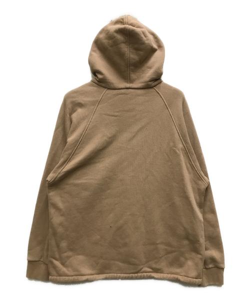 GUCCI（グッチ）GUCCI (グッチ) ロゴハーフジップパーカー ブラウン サイズ:Sの古着・服飾アイテム