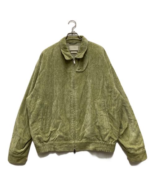 YOKE（ヨーク）YOKE (ヨーク) LOOSED ZIP BLOUSON グリーン サイズ:Lの古着・服飾アイテム