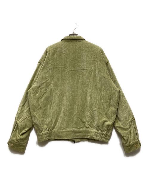 YOKE（ヨーク）YOKE (ヨーク) LOOSED ZIP BLOUSON グリーン サイズ:Lの古着・服飾アイテム