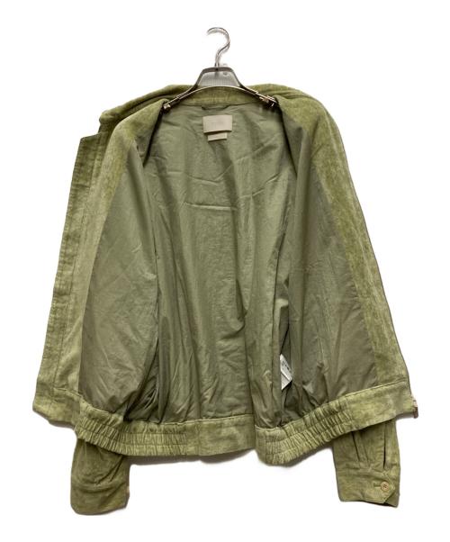 YOKE（ヨーク）YOKE (ヨーク) LOOSED ZIP BLOUSON グリーン サイズ:Lの古着・服飾アイテム