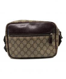 GUCCI（グッチ）の古着「PVC ショルダーバッグ」｜ベージュ