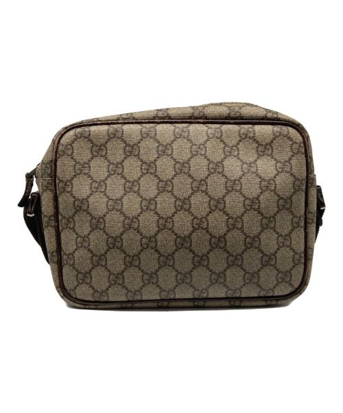 GUCCI（グッチ）GUCCI (グッチ) PVC ショルダーバッグ ベージュの古着・服飾アイテム