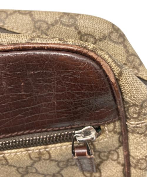 GUCCI（グッチ）GUCCI (グッチ) PVC ショルダーバッグ ベージュの古着・服飾アイテム