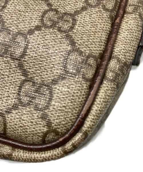 GUCCI（グッチ）GUCCI (グッチ) PVC ショルダーバッグ ベージュの古着・服飾アイテム