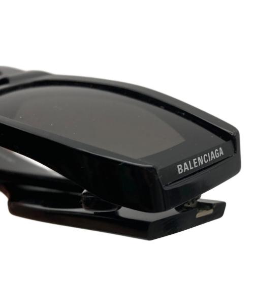BALENCIAGA（バレンシアガ）BALENCIAGA (バレンシアガ) スクエアフレームサングラス ブラック サイズ:66□18-145の古着・服飾アイテム
