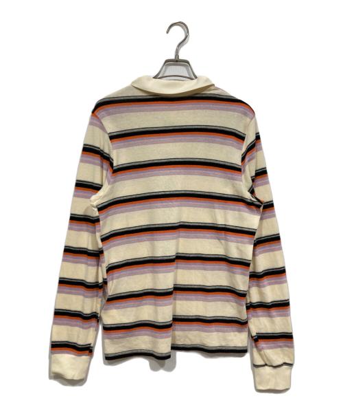 MAISON SPECIAL（メゾンスペシャル）MAISON SPECIAL (メゾンスペシャル) Multi Border Polo Shirt ベージュ サイズ:FREEの古着・服飾アイテム