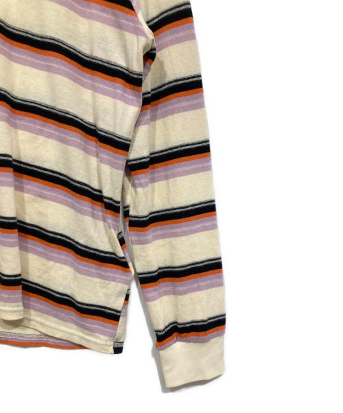 MAISON SPECIAL（メゾンスペシャル）MAISON SPECIAL (メゾンスペシャル) Multi Border Polo Shirt ベージュ サイズ:FREEの古着・服飾アイテム