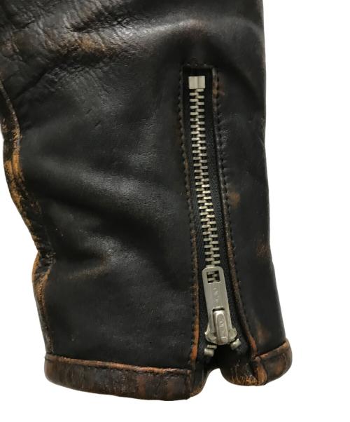 deluxe clothing（デラックスクロージング）deluxe clothing (デラックスクロージング) ダブルライダースジャケット ブラック サイズ:XLの古着・服飾アイテム