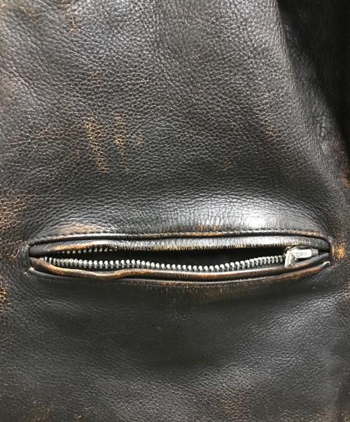 deluxe clothing（デラックスクロージング）deluxe clothing (デラックスクロージング) ダブルライダースジャケット ブラック サイズ:XLの古着・服飾アイテム