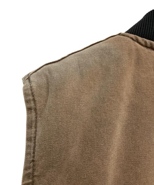CarHartt（カーハート）CarHartt (カーハート) 90sフェードダックベスト ブラウン サイズ:Ⅼの古着・服飾アイテム