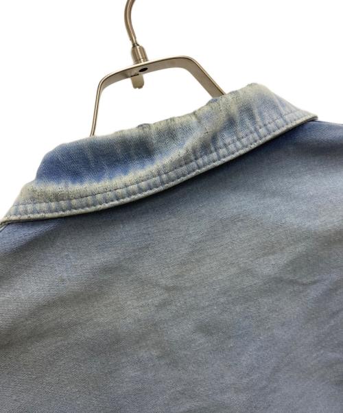 LE MONT ST MICHEL（ル・モンサンミッシェル）LE MONT ST MICHEL (ル・モンサンミッシェル) 50sモールスキンジャケット ブルー サイズ:不明の古着・服飾アイテム