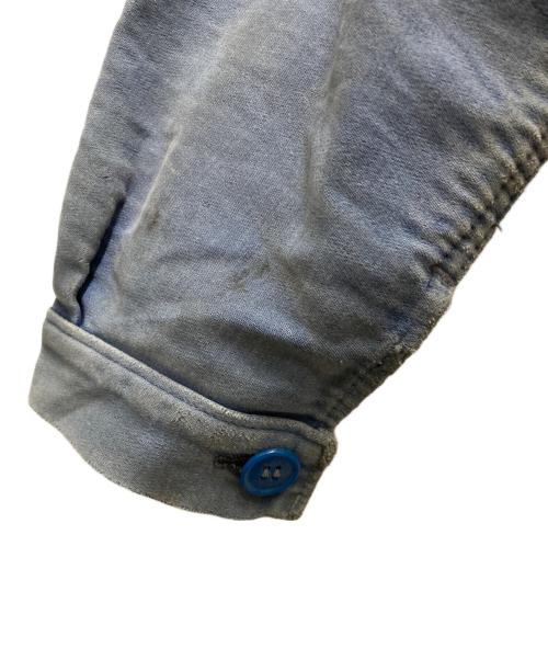 LE MONT ST MICHEL（ル・モンサンミッシェル）LE MONT ST MICHEL (ル・モンサンミッシェル) 50sモールスキンジャケット ブルー サイズ:不明の古着・服飾アイテム