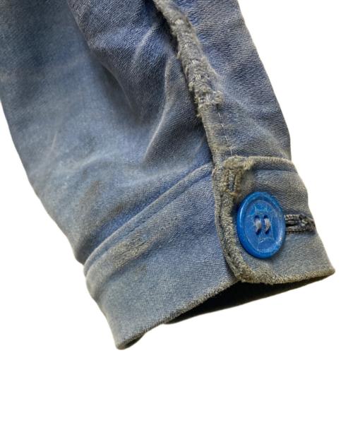 LE MONT ST MICHEL（ル・モンサンミッシェル）LE MONT ST MICHEL (ル・モンサンミッシェル) 50sモールスキンジャケット ブルー サイズ:不明の古着・服飾アイテム