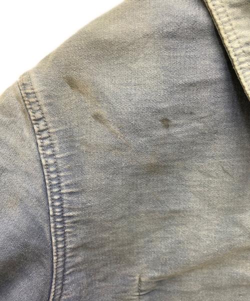 LE MONT ST MICHEL（ル・モンサンミッシェル）LE MONT ST MICHEL (ル・モンサンミッシェル) 50sモールスキンジャケット ブルー サイズ:不明の古着・服飾アイテム