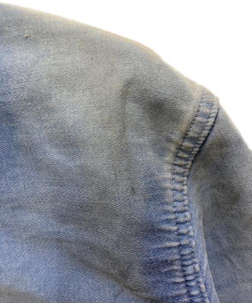 LE MONT ST MICHEL（ル・モンサンミッシェル）LE MONT ST MICHEL (ル・モンサンミッシェル) 50sモールスキンジャケット ブルー サイズ:不明の古着・服飾アイテム