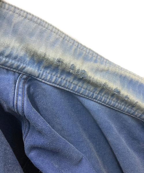 LE MONT ST MICHEL（ル・モンサンミッシェル）LE MONT ST MICHEL (ル・モンサンミッシェル) 50sモールスキンジャケット ブルー サイズ:不明の古着・服飾アイテム