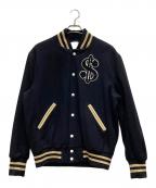 SPECIAL GUESTスペシャルゲスト）の古着「SG Cash Logo Stadium Jacket」｜ネイビー