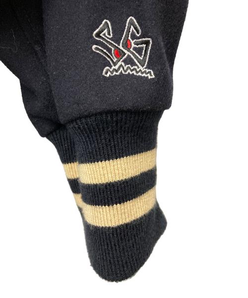 SPECIAL GUEST（スペシャルゲスト）SPECIAL GUEST (スペシャルゲスト) SG Cash Logo Stadium Jacket ネイビー サイズ:Lの古着・服飾アイテム