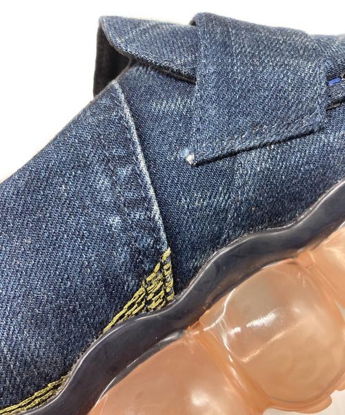 grounds JEWELRY（グラウンズ ジュエリー）grounds JEWELRY (グラウンズ ジュエリー) YUEQI QI (ユェチ チ) recycled denim loafer インディゴ サイズ:25.5cmの古着・服飾アイテム