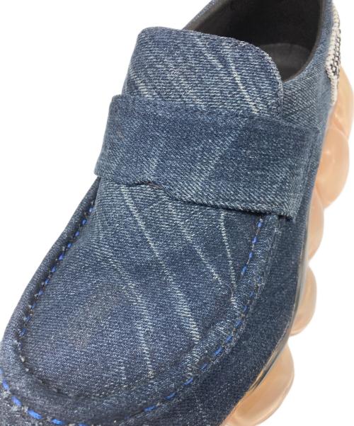 grounds JEWELRY（グラウンズ ジュエリー）grounds JEWELRY (グラウンズ ジュエリー) YUEQI QI (ユェチ チ) recycled denim loafer インディゴ サイズ:25.5cmの古着・服飾アイテム