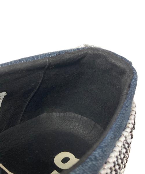 grounds JEWELRY（グラウンズ ジュエリー）grounds JEWELRY (グラウンズ ジュエリー) YUEQI QI (ユェチ チ) recycled denim loafer インディゴ サイズ:25.5cmの古着・服飾アイテム