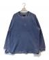 Eddie Bauer（エディーバウアー）の古着「90sダメージリメイクスウェット」｜ブルー