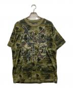 AFBエーエフビー）の古着「カモフラTシャツ」｜カーキ