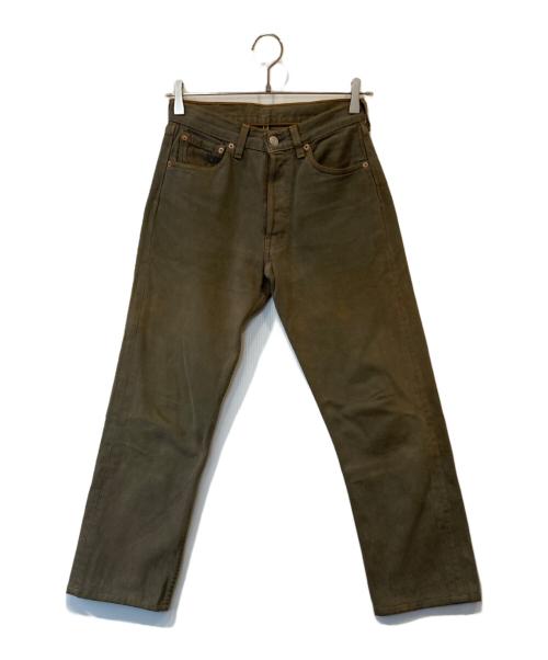 LEVI'S（リーバイス）LEVI'S (リーバイス) 90'S USA製後染めデニムパンツ オリーブ サイズ: 71cm (W28)の古着・服飾アイテム