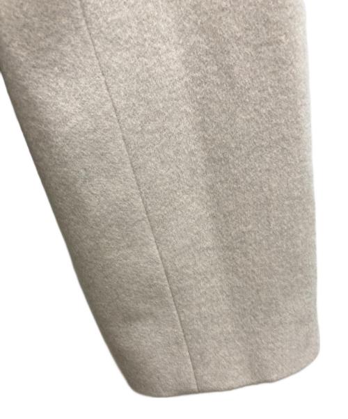 INDIVI（インディヴィ）INDIVI (インディヴィ) スタンドカラーミドルコート アイボリー サイズ:40の古着・服飾アイテム