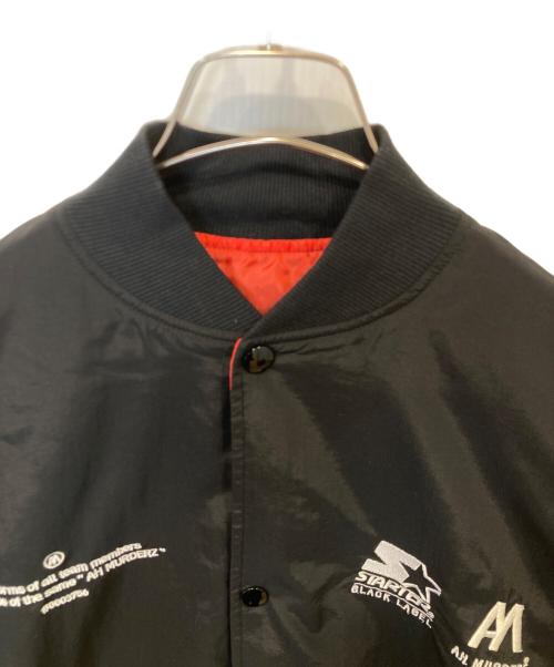 STARTER BLACK LABEL（スターターブラックレーベル）STARTER BLACK LABEL (スターターブラックレーベル) AH MURDERZ (アームターズ) TRACK JACKET（トラックジャケット） ブラック サイズ:Mの古着・服飾アイテム