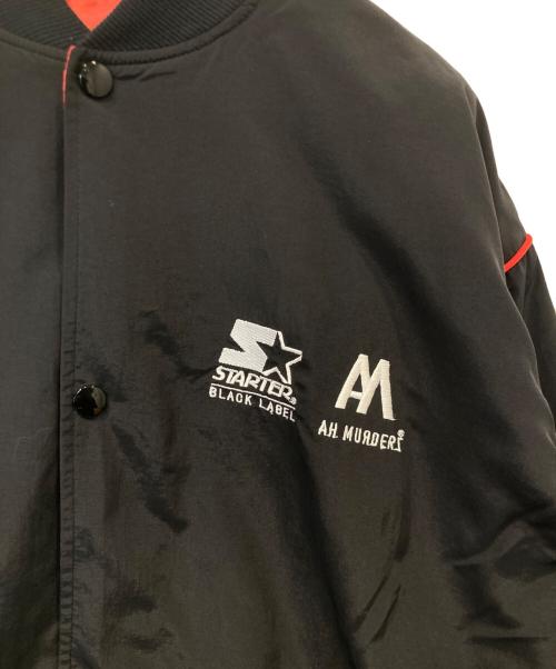 STARTER BLACK LABEL（スターターブラックレーベル）STARTER BLACK LABEL (スターターブラックレーベル) AH MURDERZ (アームターズ) TRACK JACKET（トラックジャケット） ブラック サイズ:Mの古着・服飾アイテム