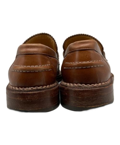 YAMANE DELUXE（ヤマネ）yamane deluxe (ヤマネ) ローファー ブラウン サイズ:6の古着・服飾アイテム