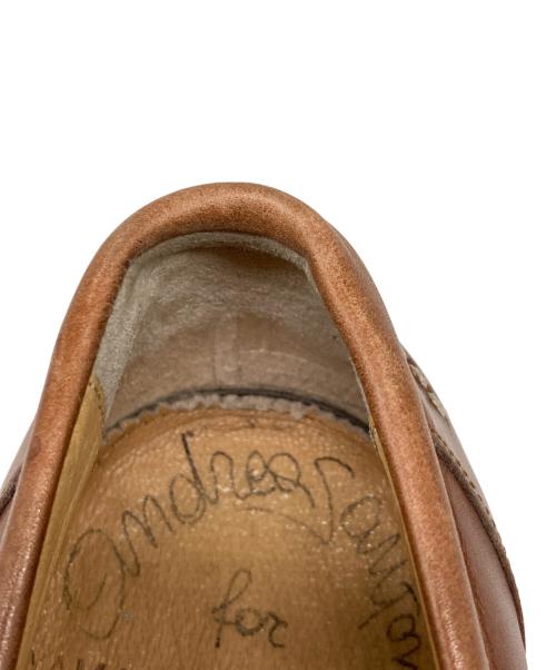 YAMANE DELUXE（ヤマネ）yamane deluxe (ヤマネ) ローファー ブラウン サイズ:6の古着・服飾アイテム