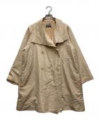 ISSEY MIYAKE FETEイッセイミヤケフェット）の古着「シルクミドルコート」｜ベージュ